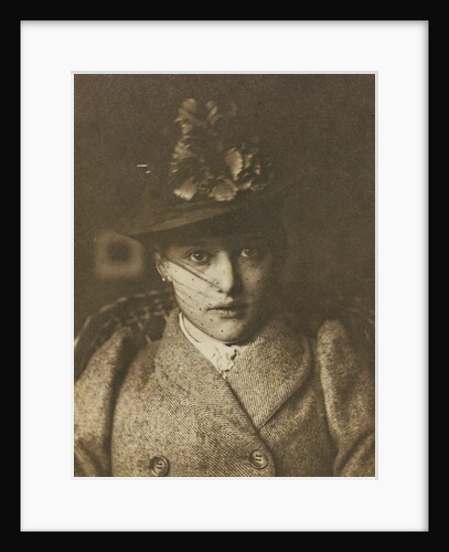 Portrait of Lise Jordan with voile by Willem Witsen