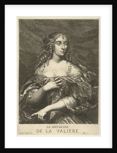 Portrait of Louise Françoise de La Baume Le Blanc de la Vallière by Clement de Jonghe