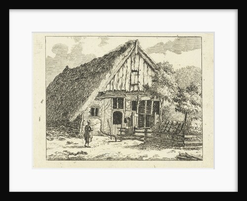 standing in front of a house Staphorst by Anthonie van den Bos