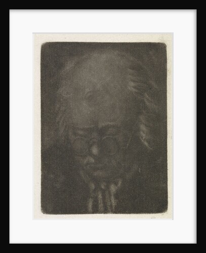 Head of an old man with glasses by Anthonie van den Bos