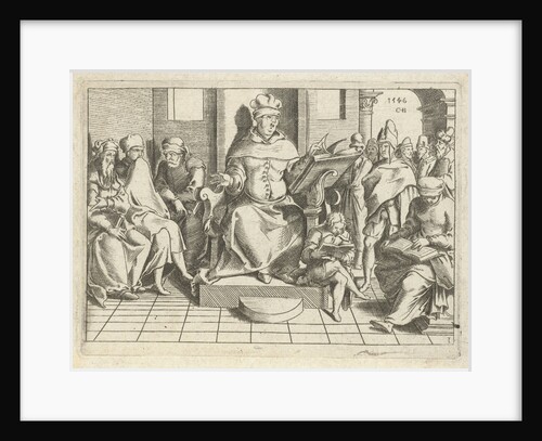 Paul as apprentice by Cornelis Bos