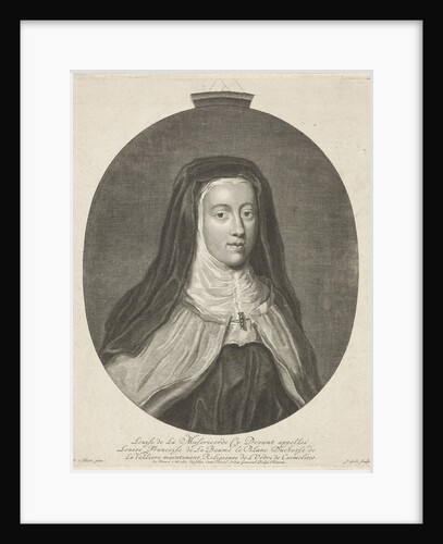 Portrait of Louise de la Misericorde, alias Francoise de La Baume Le Blanc de la Valliere by Dutch Republic