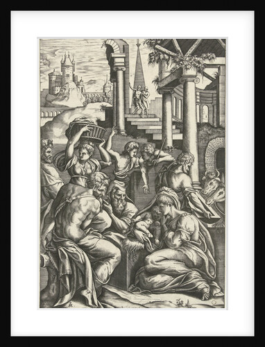 Adoration of the Shepherds by Pieter van der Heyden
