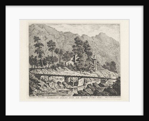 Water in the valley of the Tech by Louis Charles Hora Siccama