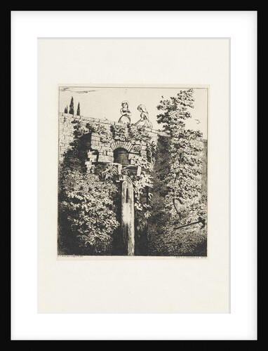 City Wall in Aachen, Germany by Louis Charles Hora Siccama