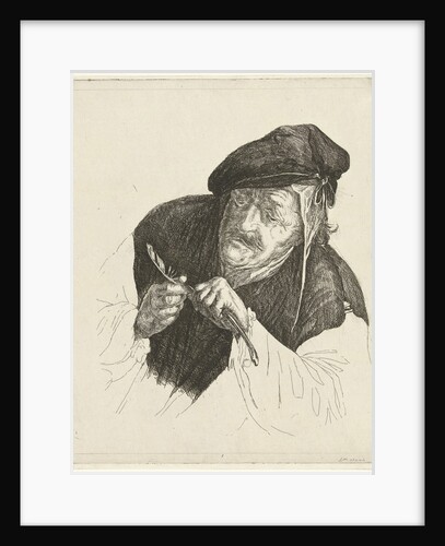 Man entertains his pen by Jabes Heenck