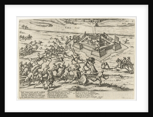 Taking the ramp at Zutphen, Netherlands, 1591 by workshop of Frans Hogenberg