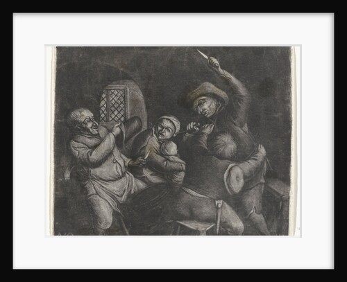 Men Fighting by Jacob Hoolaart