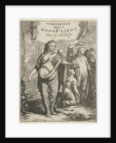 Love personified and praised Christ by Simon onder de Linde