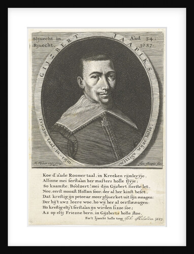 Portrait of Gijsbert Japiks by Johannes Hilarides