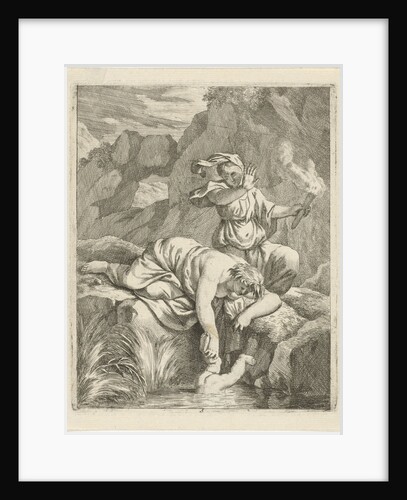 Thetis dips Achilles in the Styx, J. Alexander Janssens by Victor Honoré Janssens