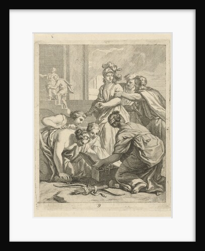 Achilles and the daughters of Lycomedes, J. Alexander Janssens by Victor Honoré Janssens