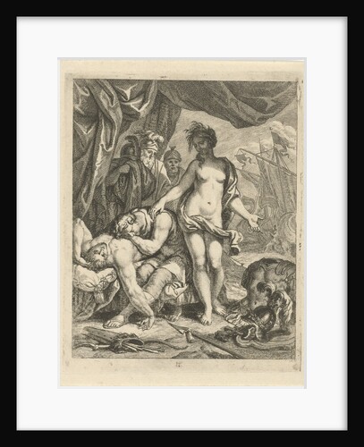 Achilles mourns the death of Patroclus, J. Alexander Janssens by Victor Honoré Janssens