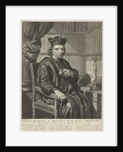 Portrait of the pastor Justus Modersohn by Johannes Klopper