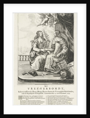 The Peace of Westminster, 1654 by Salomon Pietersz. Lachair