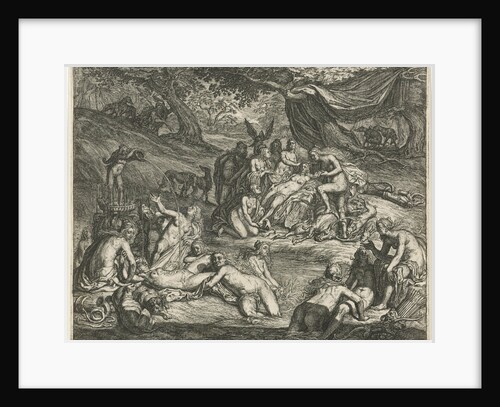 Diana discovers the pregnancy of Callisto by Jacob Lois