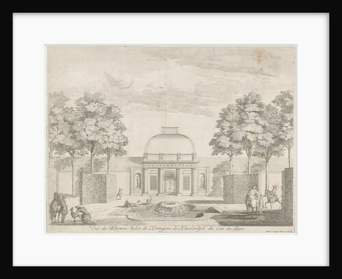 Orangery Honselersdijk, seen from the park by Pieter Loofs