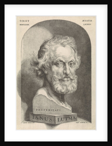 Portrait Bust of John Lutma de Oude by Johannes Lutma II