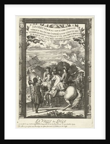 Siege of Liege, 1702 Belgium by Daniël Marot I