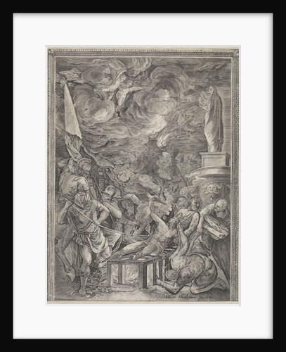 Martyrdom of St. Lawrence by Paulus Mondekens