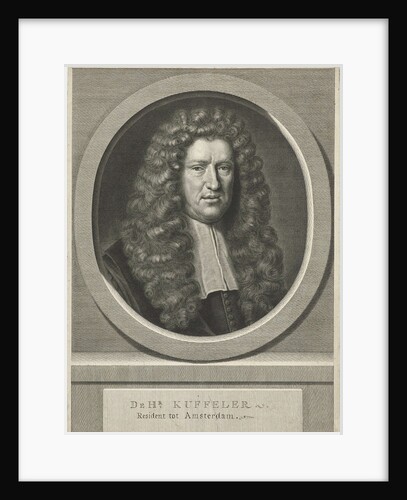 Portrait of John Abraham Kuffeler by David van der Plas