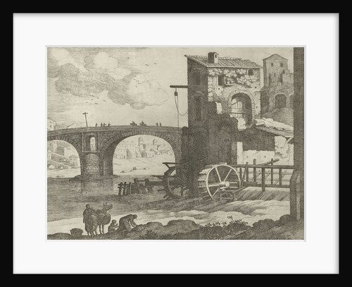 bridge and watermill by Antoine Bonenfant