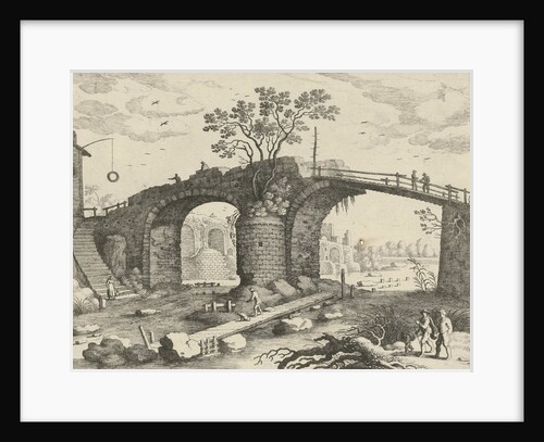 Bridge over a river by Antoine Bonenfant