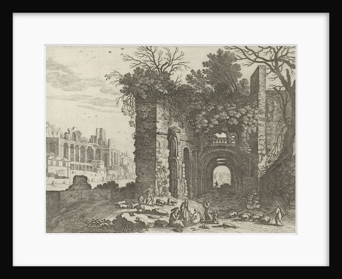 Resting family for a ruin by Antoine Bonenfant