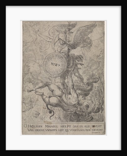 The Saint Michael guards the gate of heaven by Jacob van Oost I