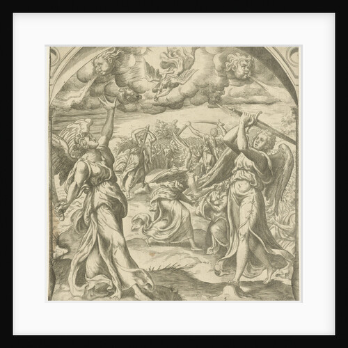 Four angels hold the four winds by Gerard P. Groenning