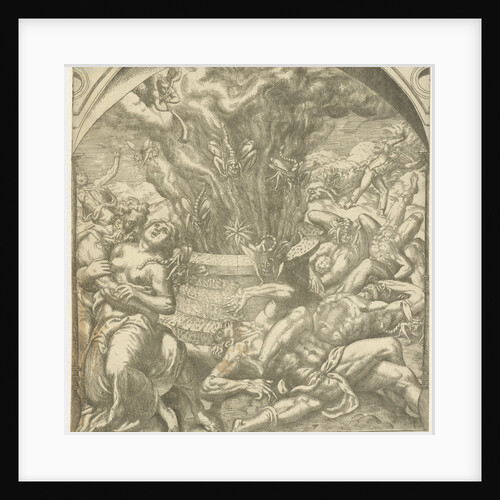 Locusts Plague after the fifth trumpet by Gerard P. Groenning