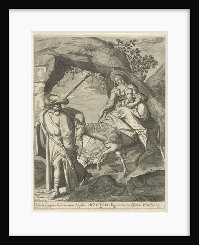 Flight into Egypt by Pieter Perret