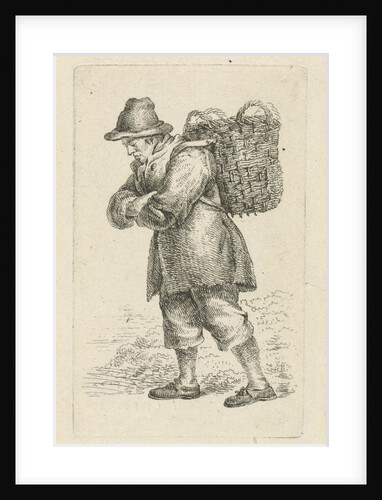 Fishmonger, with basket on the back by François Joseph Pfeiffer II