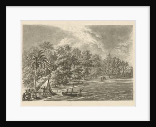 Tropical landscape by François Joseph Pfeiffer II