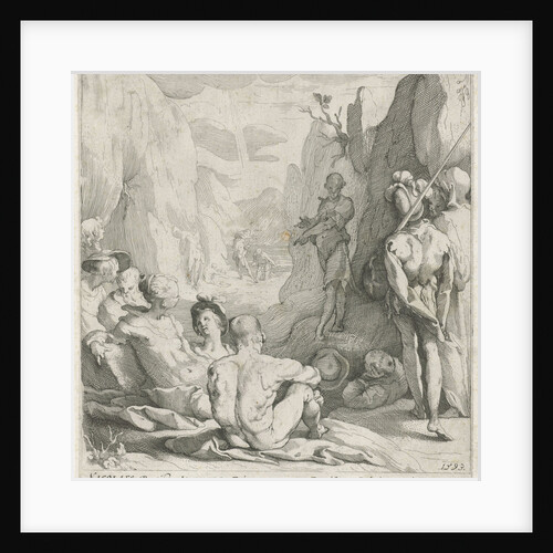 Preaching of John the Baptist by Nicolaes de Clerck