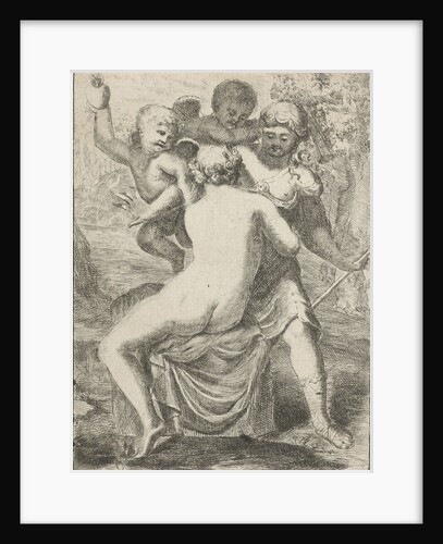 Jupiter seduces Callisto by Pieter van der Plas II