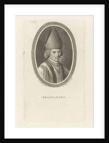 Portrait of Cesare Brancadoro by Adriaan Pietersz. Loosjes