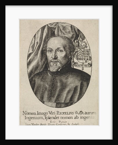 Portrait of the theologian Dionysius Ryckel by Erycius Puteanus