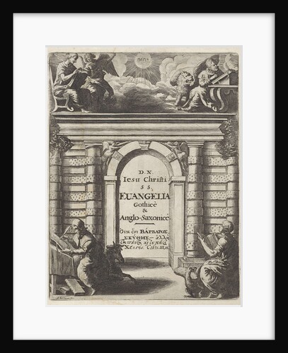Four Evangelists around a gateway by Johannes van Esch I