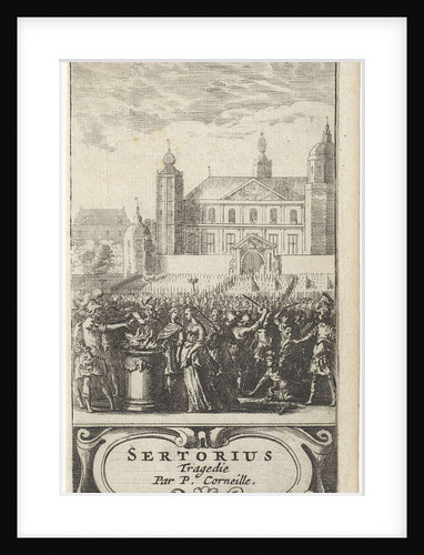 Pompée burns correspondence by Abraham Dircksz Santvoort