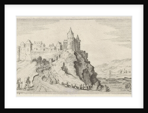 The fortified town on a hill by Gillis van Scheyndel I