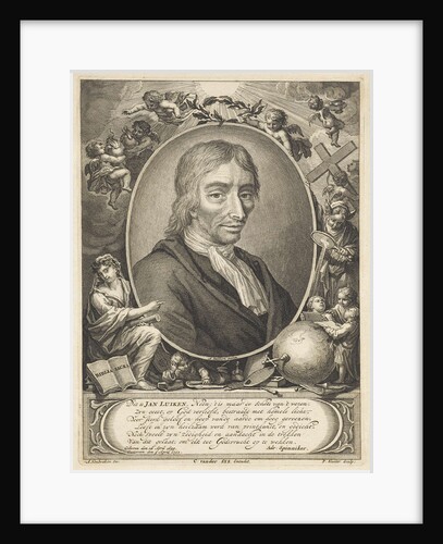 Portrait of Jan Luiken by Cornelis van der Sys