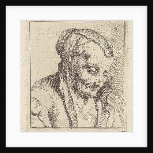 Portrait of an old woman by Peter Snijers