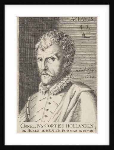 Portrait of Cornelis Cort by Hendrick Hondius I