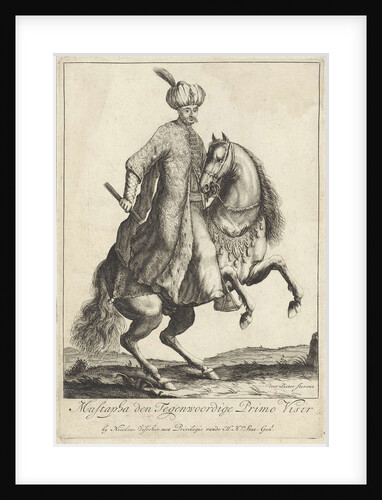 Equestrian Portrait of Kara Mustafa by Nicolaes Visscher II