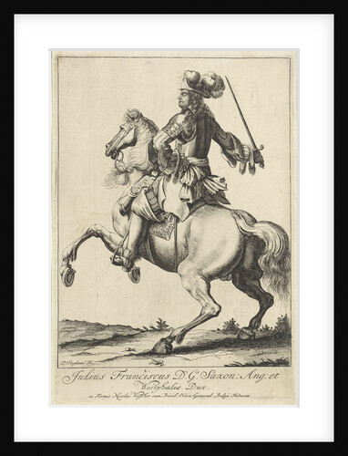 Equestrian Portrait of Julius Francis by Nicolaes Visscher II