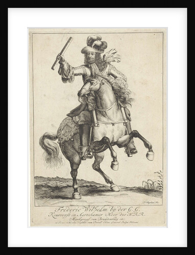 Equestrian Portrait of Frederick William by Nicolaes Visscher II