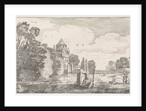 Small Wood Gate in Haarlem by Jan van de Velde II