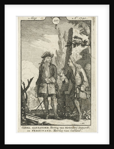 Conversation between Ferdinand Kettler and Charles Alexander by Jan Ruyter