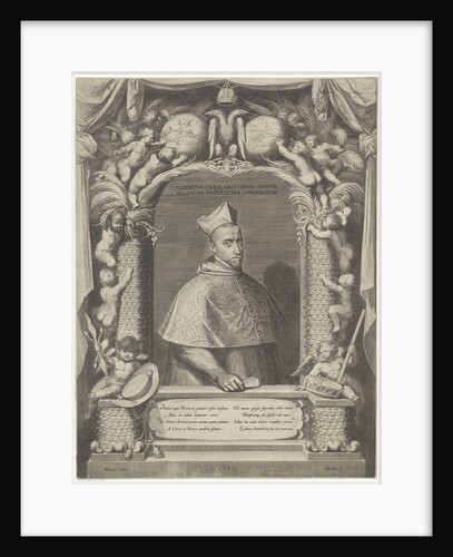 Portrait of Albert, Archduke of Austria, in cardinal robes by Georg van de Velden